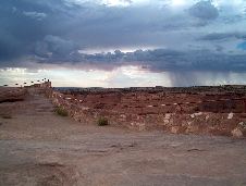 Canyon De Chelly, storm in background